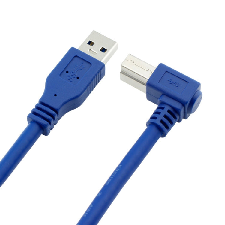 USB 3.0 A Male to Right 90 Degrees Angle USB 3.0 Type-B Male High Speed Printer Cable, Cable Length: 2m My Store