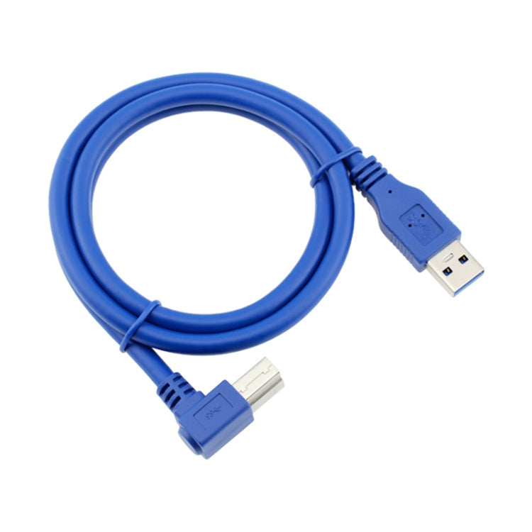 USB 3.0 A Male to Right 90 Degrees Angle USB 3.0 Type-B Male High Speed Printer Cable, Cable Length: 2m My Store