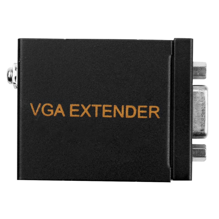 VGA Signal to RJ45 Signal Extender Transmitter + Receiver Converter Ethernet Cable, Transmission Distance: 60m My Store