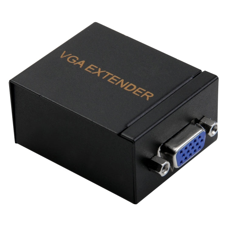 VGA Signal to RJ45 Signal Extender Transmitter + Receiver Converter Ethernet Cable, Transmission Distance: 60m