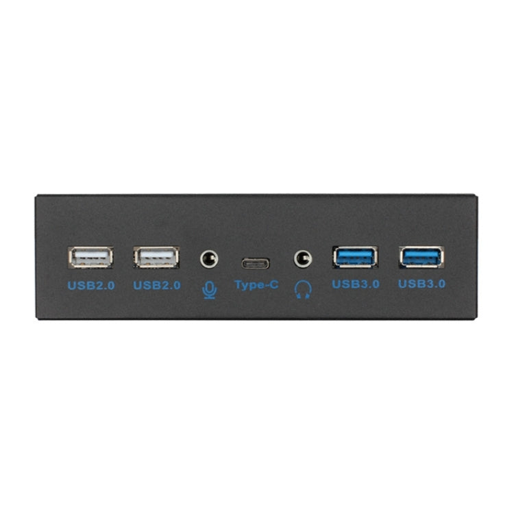 2 x USB 3.0 + 2 x USB 2.0 + HD Audio + USB-C / Type-C with SATA7+15 Optical Drive Front Panel-Reluova