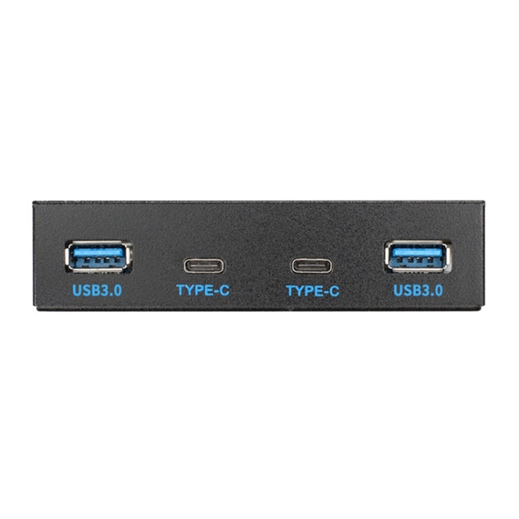 2 x USB 3.0 + 2 x USB-C / Type-C Floppy Drive Front Panel-Reluova