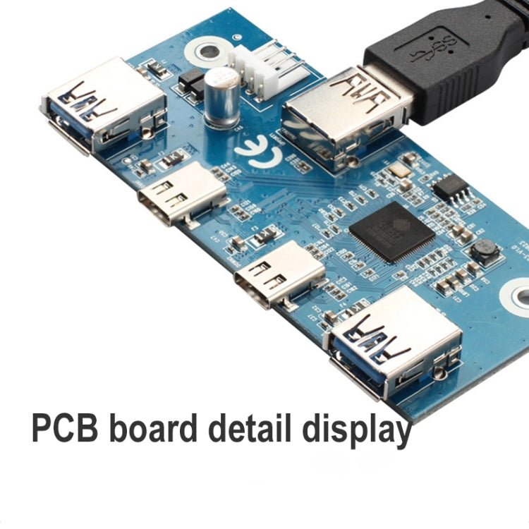 2 x USB 3.0 + 2 x USB-C / Type-C Floppy Drive Front Panel-Reluova