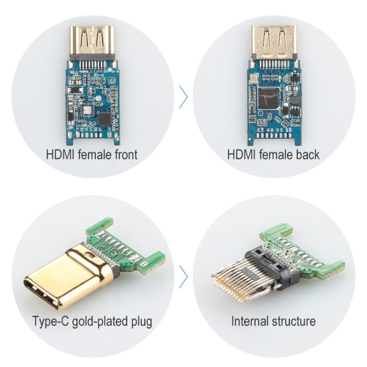 4K 60Hz USB-C / Type-C Male to HDMI Female Adapter Cable