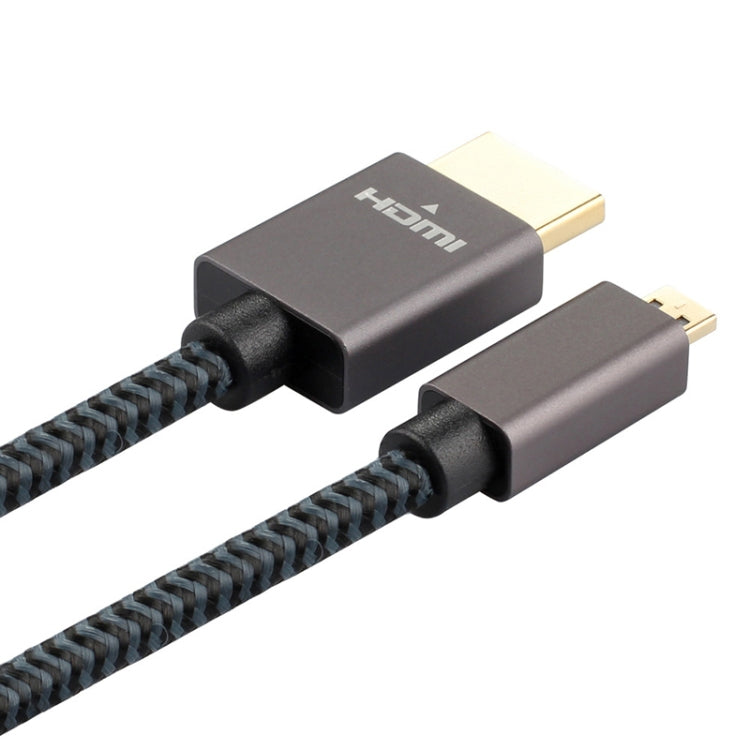 ULT-unite Gold-plated Head HDMI Male to Micro HDMI Male Nylon Braided Cable, Cable Length: 1.2m My Store