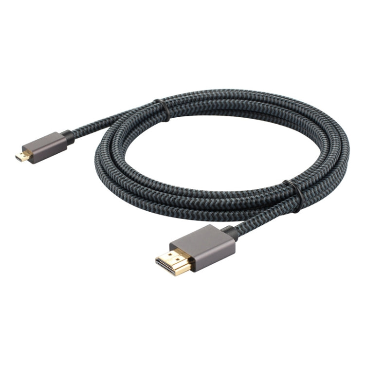 ULT-unite Gold-plated Head HDMI Male to Micro HDMI Male Nylon Braided Cable, Cable Length: 1.2m My Store