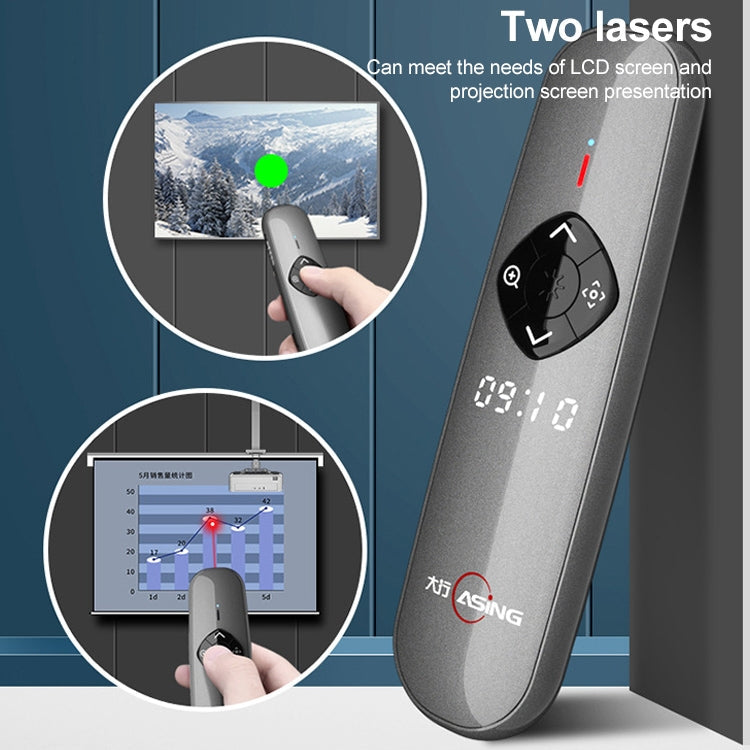 ASiNG A8 32GB Green Laser PPT Page Turning Pen Wireless Presenter My Store