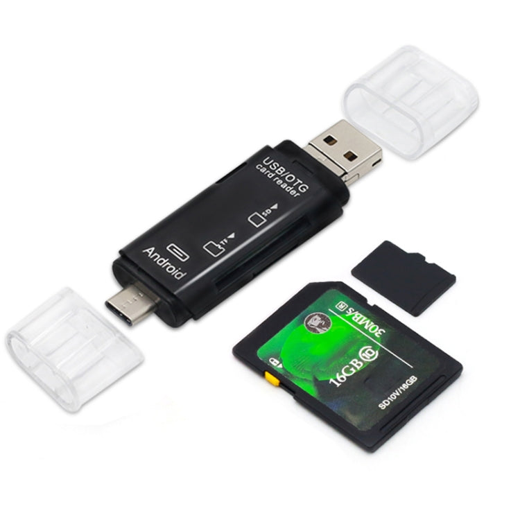 D-178 5 In 1 Type-C / USB-C Multi-function Card Reader My Store