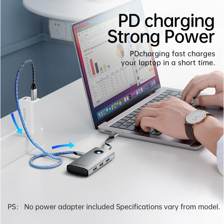 ORICO PW11-6P Type-C / USB-C 6-in-1 5Gbps Multifunction Docking Station