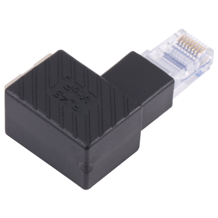 RJ45 Male to Female Converter 90 Degrees Extension Adapter for Cat5 Cat6 LAN Ethernet Network Cable My Store