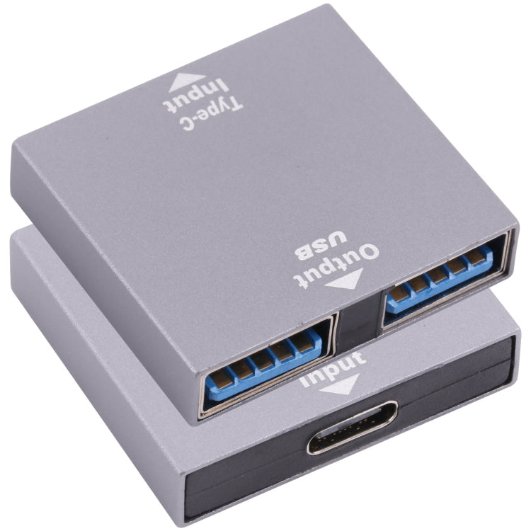 USB-C / Type-C Female to USB Female 1 to 2 Converter