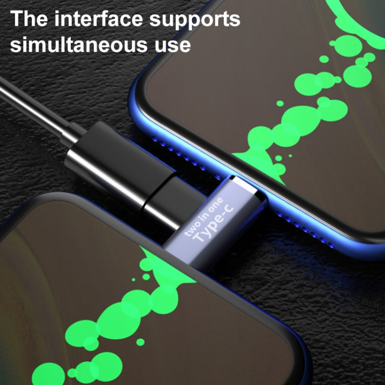 USB-C / Type-C Female to USB-C / Type-C Male + USB-C / Type-C Male Converter