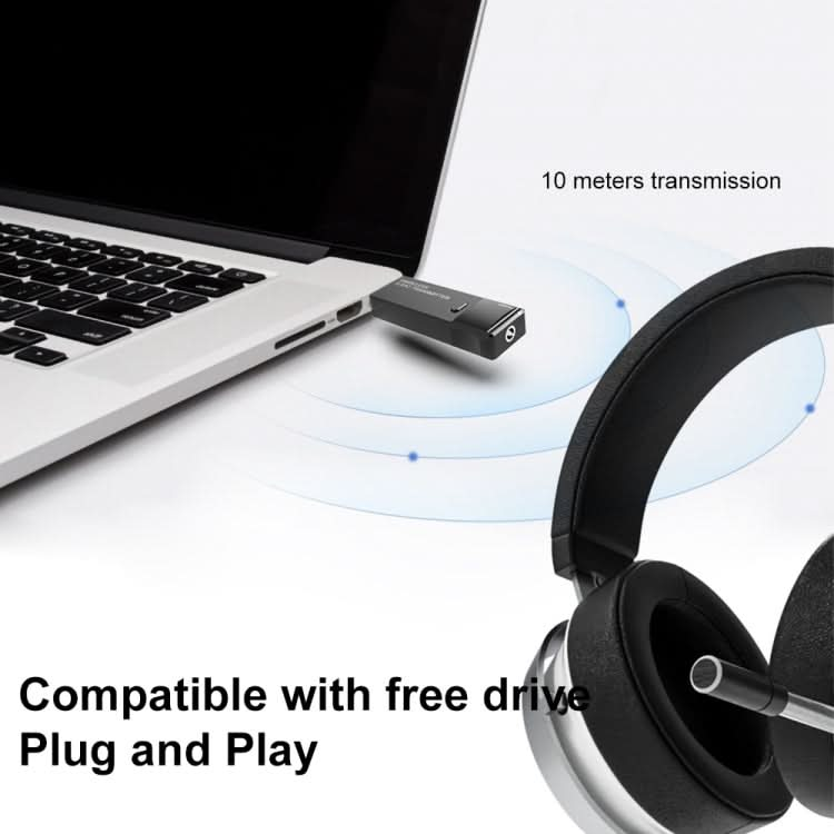 LE501 USB Bluetooth 5.3 Wireless Audio Transmitter