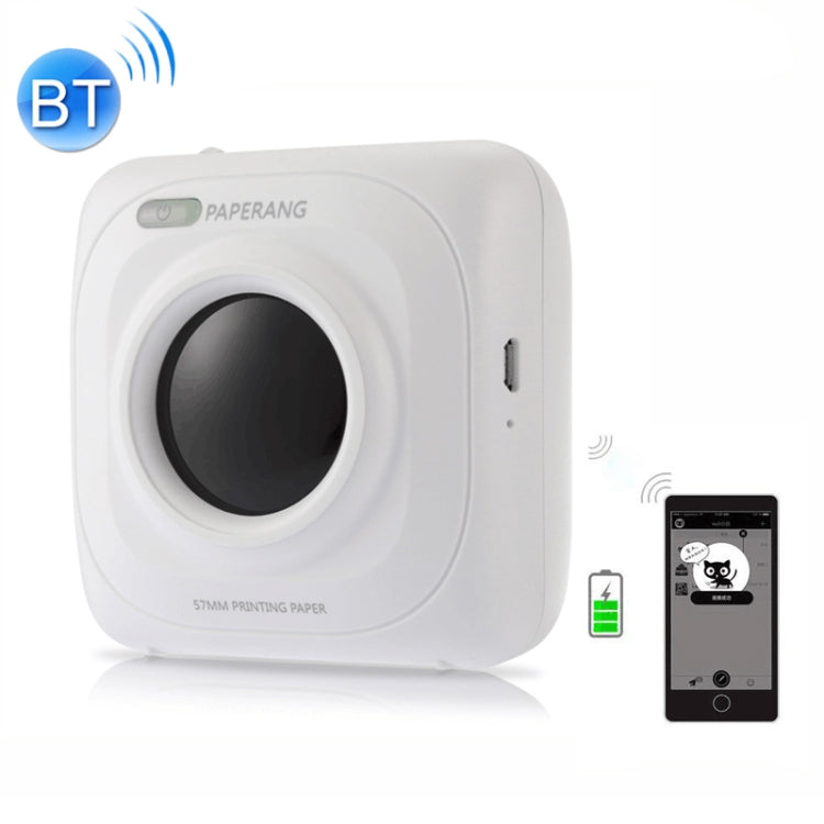 PAPERANG P1 Portable ABS Bluetooth 4.0 Printer Thermal Photo Phone Wireless Connection Printer My Store