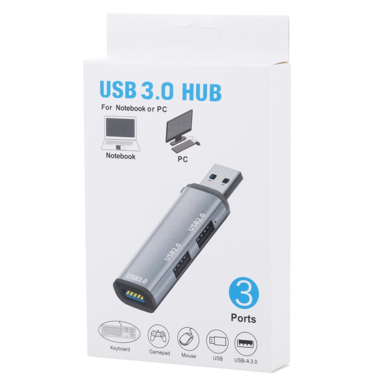 3 Ports USB 2.0 x 2 + USB 3.0 to USB 3.0 HUB Adapter My Store