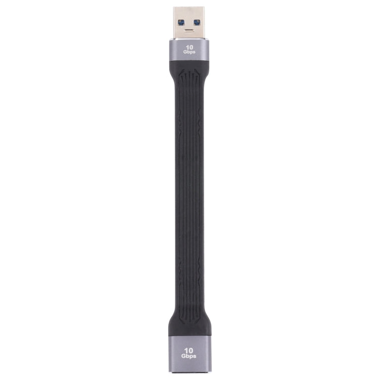 10Gbps USB Male to USB Female Soft Flat Sync Data Fast Charging Cable