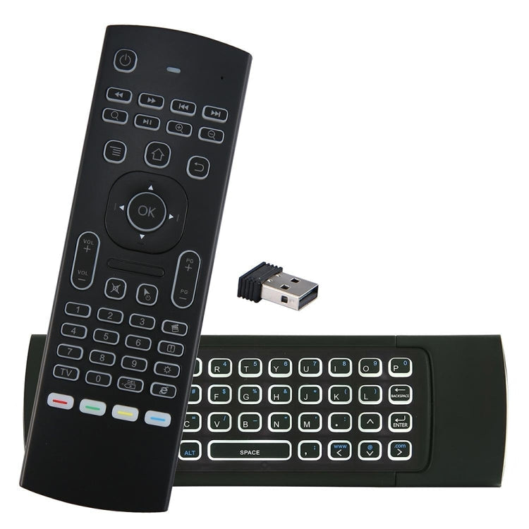 MX3-L White Backlit Version 2.4GHz Fly Air Mouse Wireless Keyboard Remote Control My Store