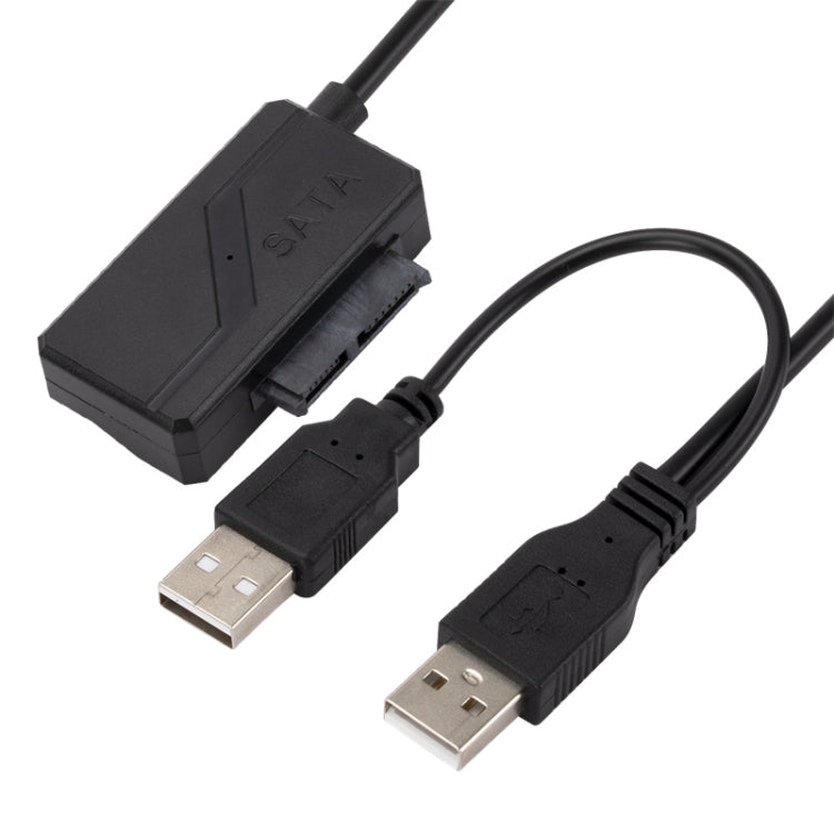 SATA to USB 2.0 Adatper Cable Optical Drive Cable with Power Supply My Store