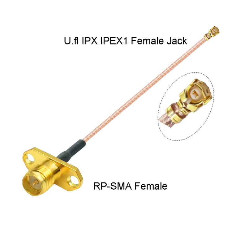 IPX Female to RP-SMA Female RG178 Adapter Cable, Length: 15cm My Store