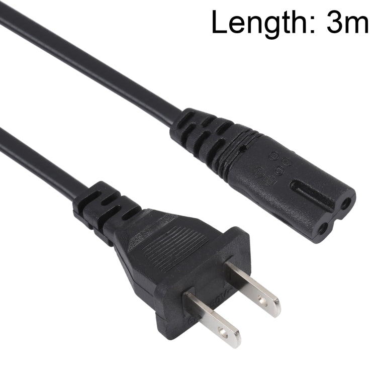 High Quality 2 Prong Style US Notebook AC Power Cord, Length: 3m My Store