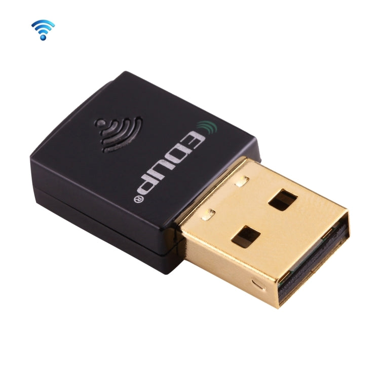 EDUP EP-AC1619 Mini Wireless USB 600Mbps 2.4G / 5.8Ghz 150M+433M Dual Band WiFi Network Card for Nootbook / Laptop / PC