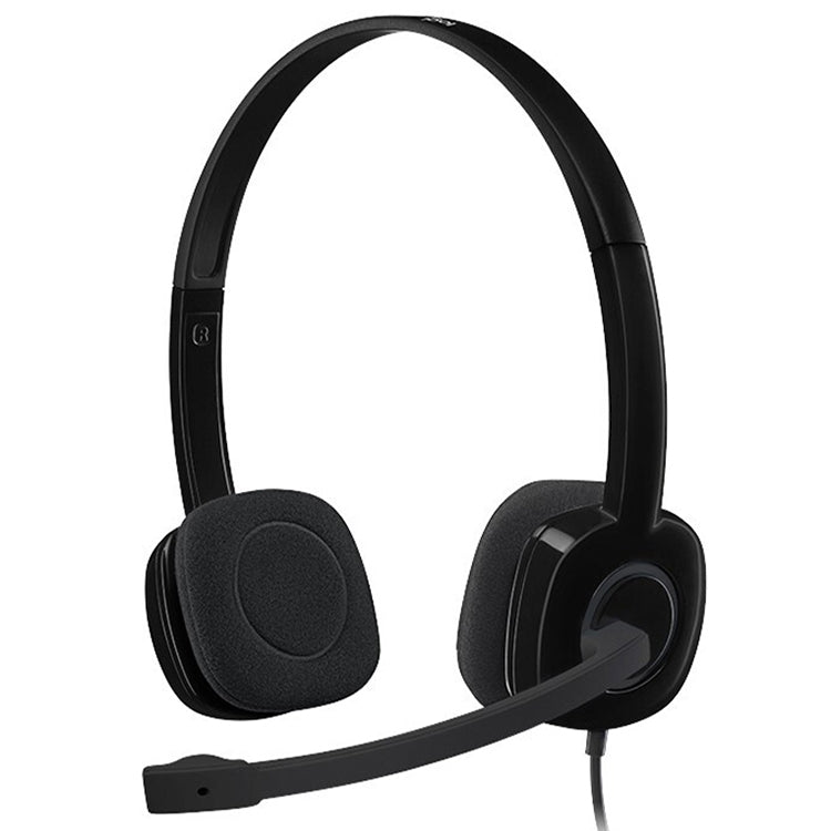 Logitech H151 Wired Headphone Single 3.5mm Earphone Gaming Headset Stereo with MIC My Store