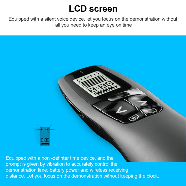 Logitech R800 2.4Ghz USB Wireless Presenter PPT Remote Control Flip Pen My Store