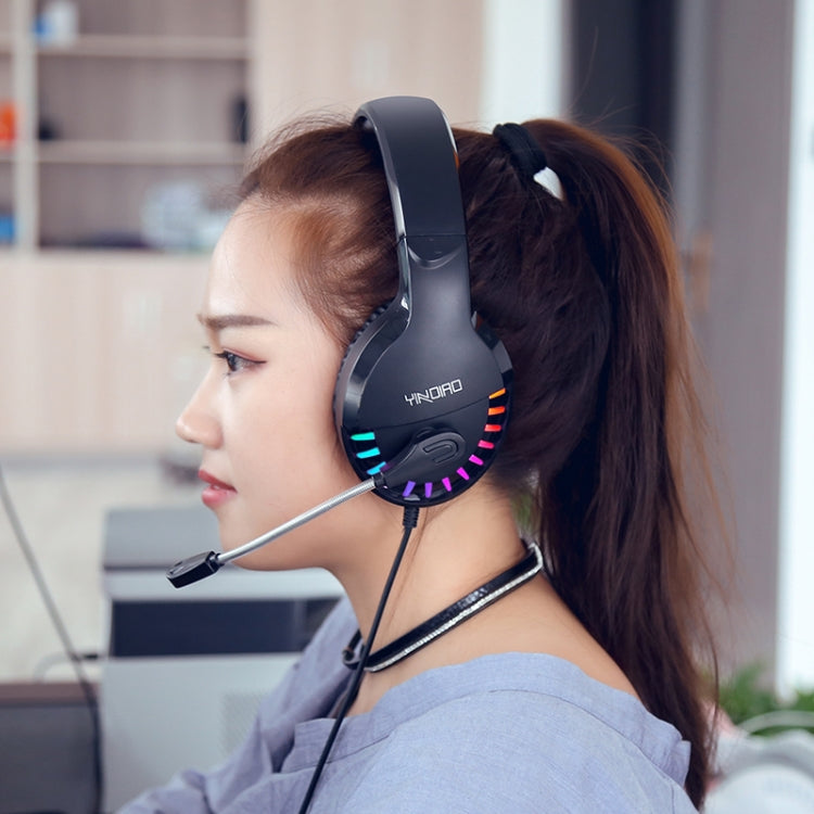 YINDIAO Q2 Head-mounted Wired Gaming Headset with Microphone, Version: Dual 3.5mm + USB My Store