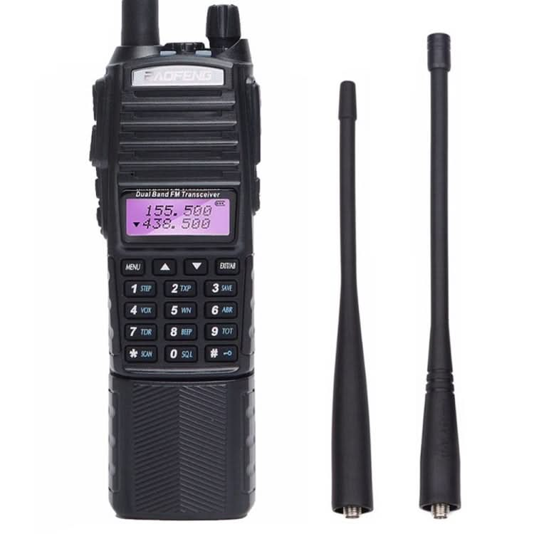 BaoFeng UV-82T Tri-Band Two-Way Radio Dual Antenna Handheld Walkie Talkie, EU Plug My Store