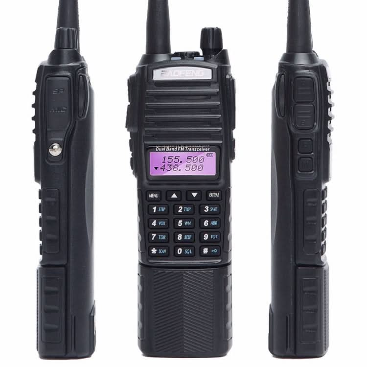 BaoFeng UV-82T Tri-Band Two-Way Radio Dual Antenna Handheld Walkie Talkie, EU Plug My Store