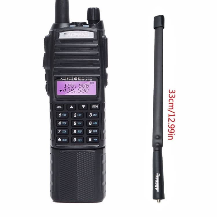 BaoFeng UV-82T Tri-Band Two-Way Radio Dual Antenna Handheld Walkie Talkie, EU Plug My Store