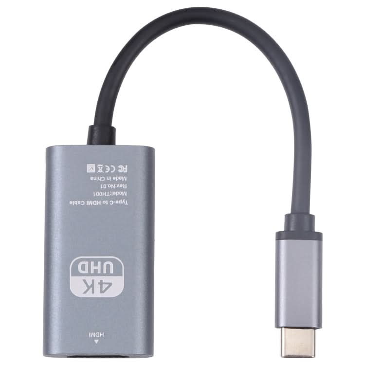 TH001 USB-C / Type-C Male to HDTV Female 4K UHD Adapter