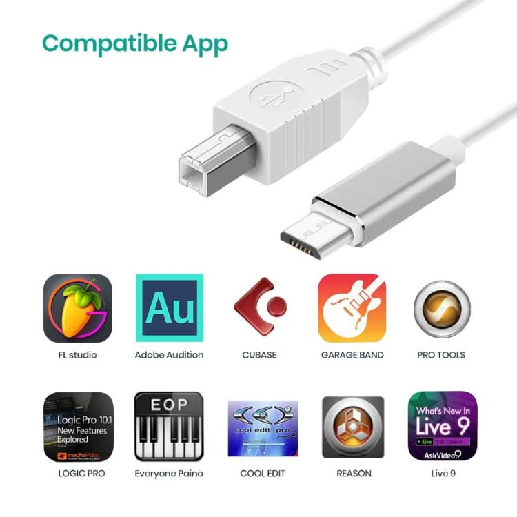 ADS-501 1m Micro USB to Host Data Connectuon Cable