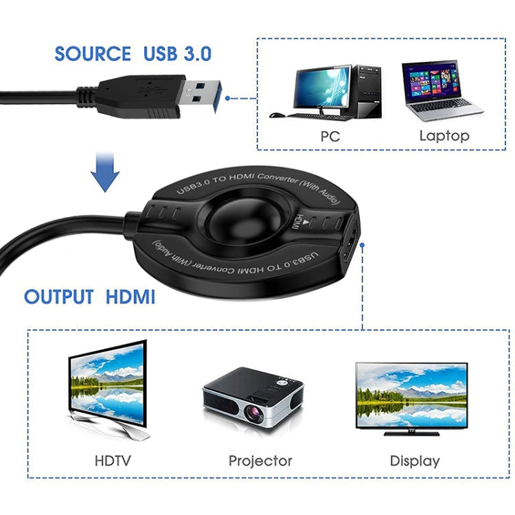 V05 USB 3.0 to HDMI Adapter Cable My Store