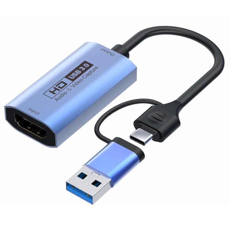 Z29C HDMI/F Female to USB-C / Type-C+USB 3.0/M Male HD Video Capture Card My Store