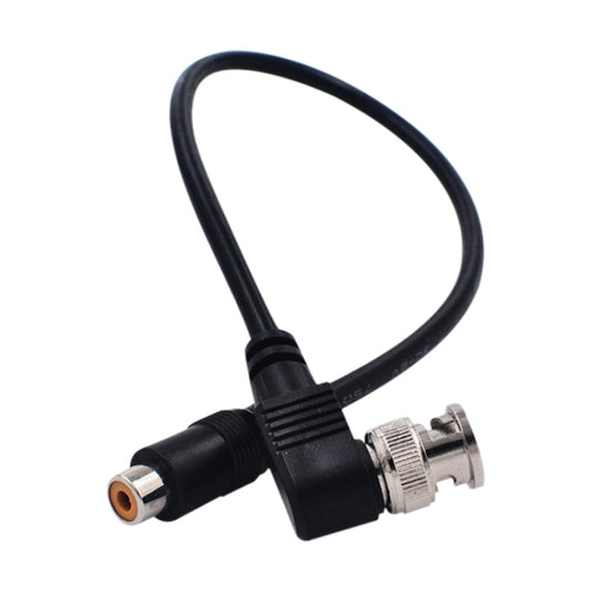 BNC Male To RCA Female Connection Cable Copper HD Video Coaxial Cable Monitoring Cable, Length: 0.35m Reluova