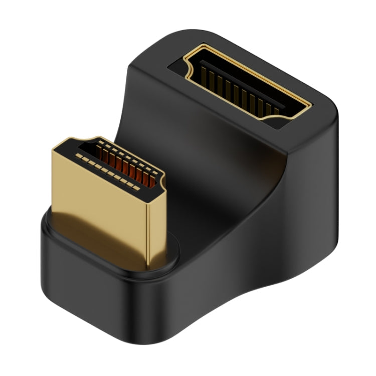 A8K-15 8K HDMI Male to HDMI Female U-bend Adapter