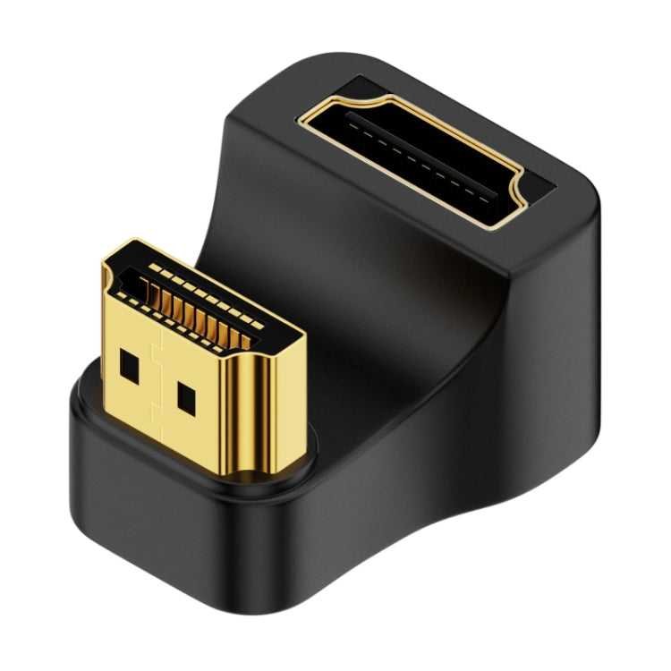 A8K-16 8K HDMI Male to HDMI Female U-bend Adapter