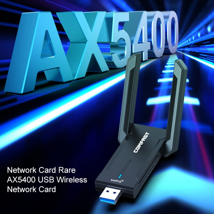 COMFAST 972AX 5400Mbps WiFi6 Free Drive USB Wireless Network Card My Store