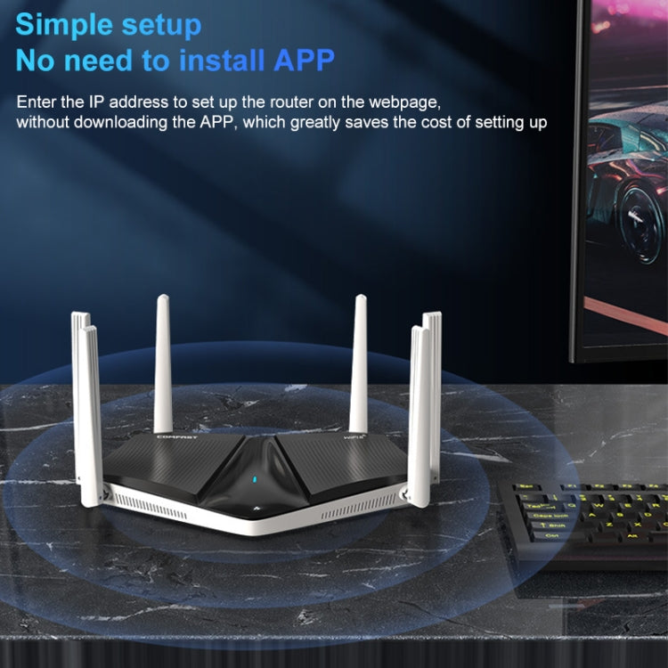 COMFAST CF-WR633AX 1800Mbps WiFi6 Dual Band Gigabit Router