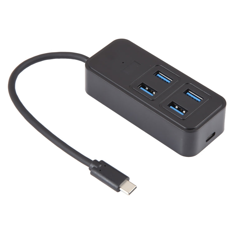 BYL-1901T 5 in 1 USB-C / Type-C to USB3.0x4+USB-C / Type-C HUB Adapter My Store