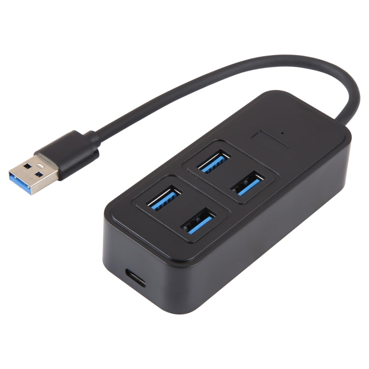 BYL-1901U 5 in 1 USB to USB3.0x4+USB-C / Type-C HUB Adapter My Store