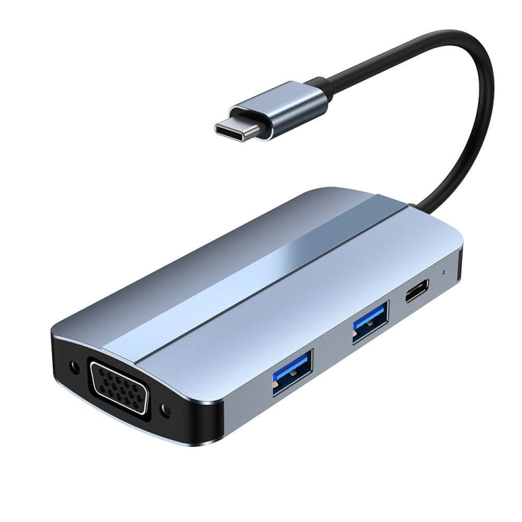 BYL-2106 7 in 1 USB-C / Type-C to USB Docking Station HUB Adapter My Store