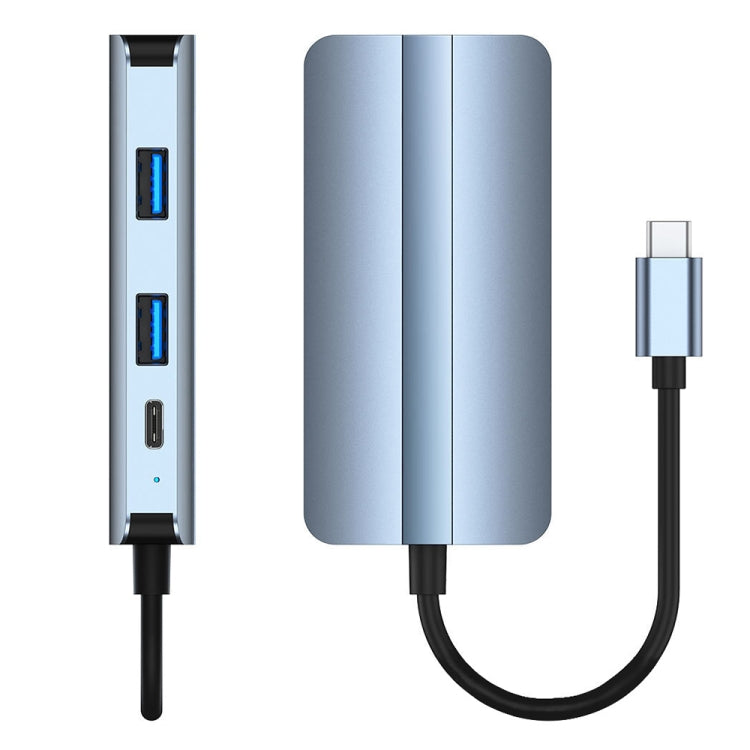 BYL-2106 7 in 1 USB-C / Type-C to USB Docking Station HUB Adapter