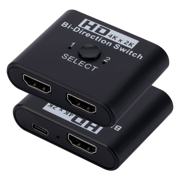 2 In 1 Out 4K HD Video Bi-Direction HDMI Switcher-Reluova