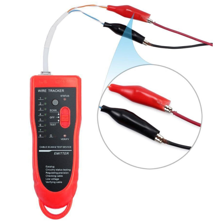 RJ11 / RJ45 Telephone Wire Tracker Ethernet LAN Network Cable Tester Detector Line Finder My Store