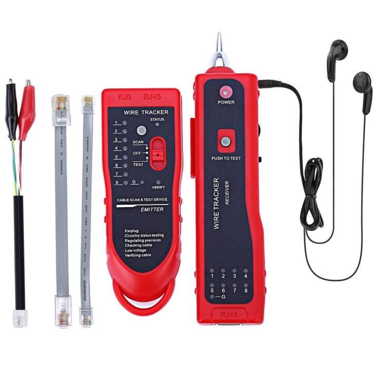 RJ11 / RJ45 Telephone Wire Tracker Ethernet LAN Network Cable Tester Detector Line Finder