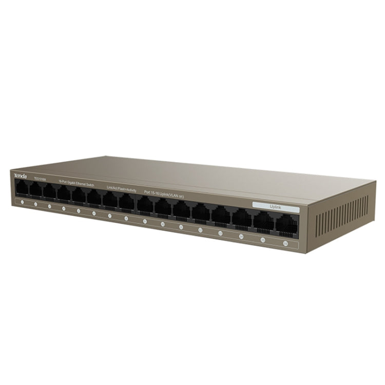 Tenda TEG1016M Desktop Metal 16-Port Gigabit Ethernet Switch Fast Establish High-Speed Network