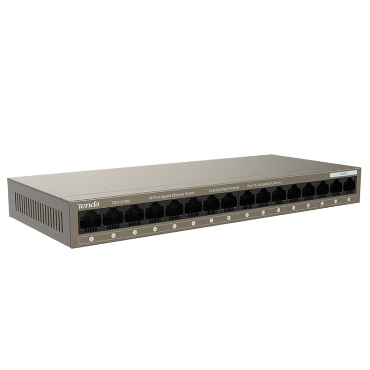 Tenda TEG1016M Desktop Metal 16-Port Gigabit Ethernet Switch Fast Establish High-Speed Network My Store