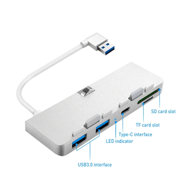 Rocketek HC413 Type-C + USB3.0 x 2 + SD / TF Card Reader HUB Adapter My Store